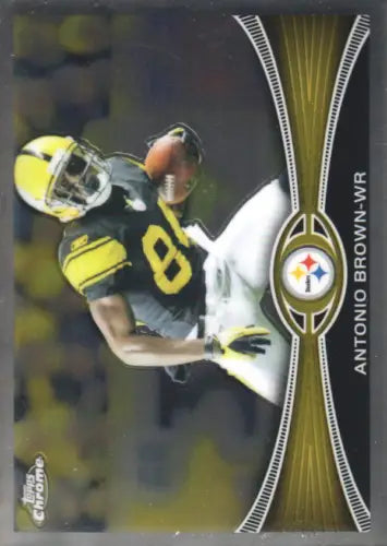 2012 Topps Chrome Antonio Brown Pittsburgh Steelers NFL Football Card NM-MT