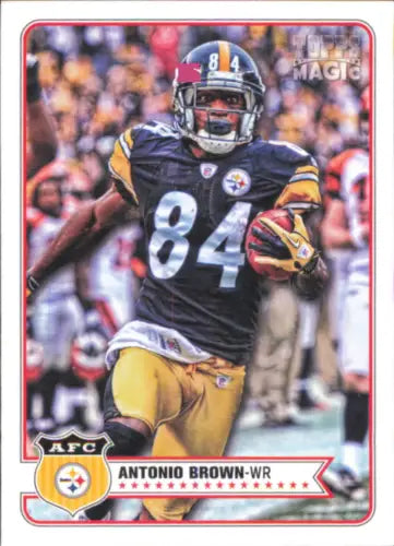 2012 Topps Magic #125 Antonio Brown Pittsburgh Steelers NFL Football Card for collectors