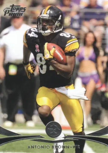 2012 Topps Prime #72 Antonio Brown Pittsburgh Steelers NFL Football Card NM-MT for collectors