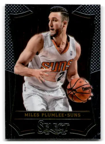 Miles Plumlee basketball card from 2013-14 Panini Select with original gloss finish