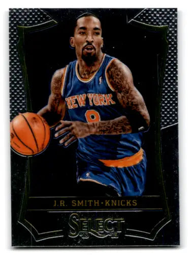 J.R. Smith basketball card from 2013-14 Panini Select with original gloss finish