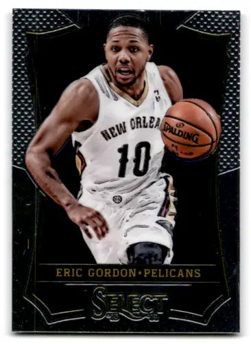 Eric Gordon 2013-14 Panini Select basketball card with original gloss from Pelicans