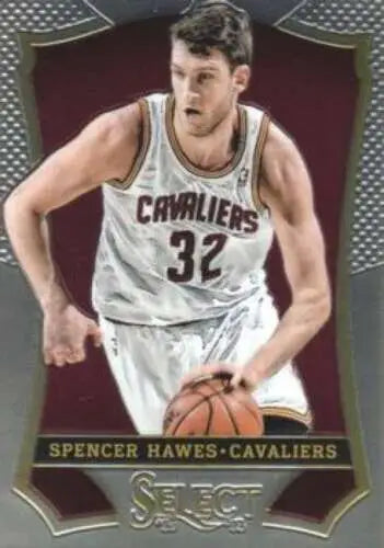 Spencer Hawes 2013-14 Panini Select basketball card in original gloss condition