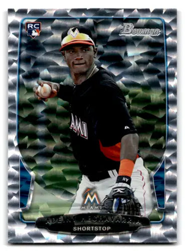 2013 Bowman Silver Ice Adeiny Hechavarria baseball card with original gloss quality