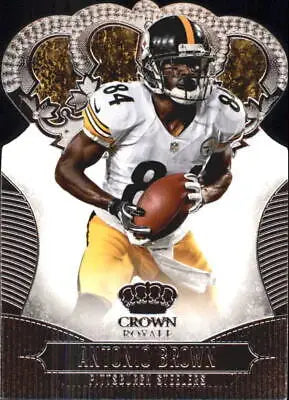 2013 Crown Royale #10 Antonio Brown Pittsburgh Steelers NFL Football Card NM-MT