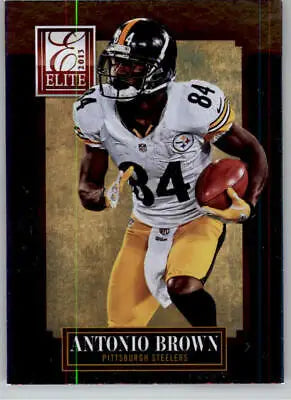 Antonio Brown Pittsburgh Steelers 2013 Elite #77 NFL Football Card NM-MT