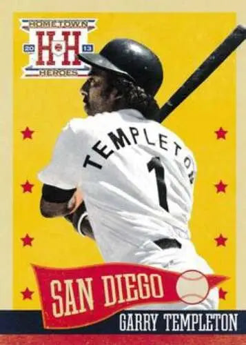 Garry Templeton NMMT baseball card from 2013 Panini Hometown Heroes with original gloss