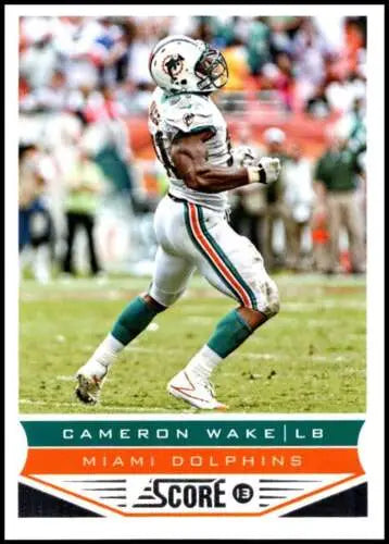 Cameron Wake football card from 2013 Panini Score with original gloss finish