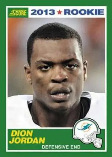 Dion Jordan 2013 Panini Score Rookie #361 NM-MT card with original gloss Dolphins