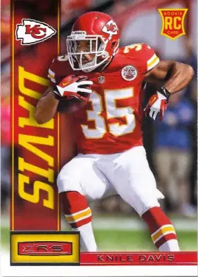 Knile Davis rookie card from 2013 Rookies and Stars Kansas City Chiefs NM-MT