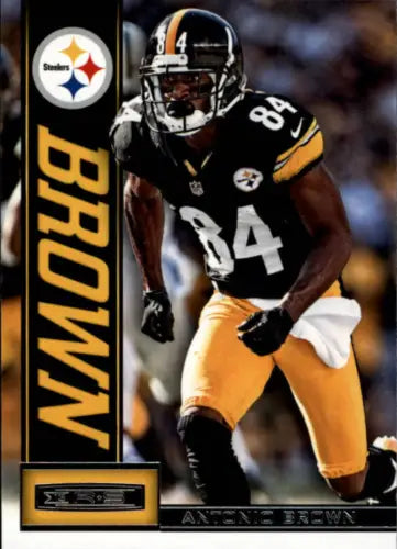 Antonio Brown Pittsburgh Steelers NFL football card 2013 Rookies and Stars NM-MT