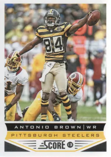 Antonio Brown Pittsburgh Steelers football card 2013 Score #167 NM-MT condition