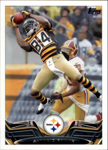 2013 Topps #8 Antonio Brown Pittsburgh Steelers NFL Football Card NM-MT for collectors