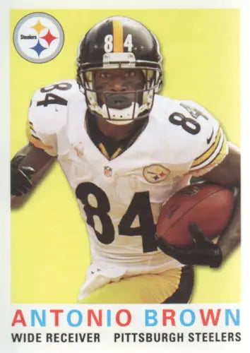 Antonio Brown 2013 Topps Archives #152 football card for Pittsburgh Steelers collectors