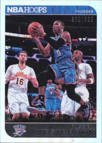 2014-15 Hoops Silver #92 Russell Westbrook Oklahoma City Thunder Card NM-MT