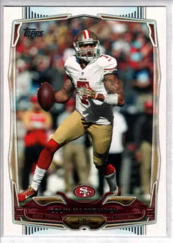 2014 Topps #141 Colin Kaepernick NM-MT football trading card with original gloss