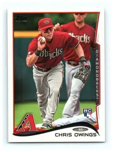 Chris Owings 2014 Topps #232 Rookie Diamondbacks baseball card with original gloss