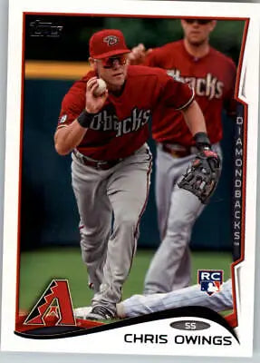 Baseball card of Chris Owings, Arizona Diamondbacks rookie, 2014 Topps #232 NM-MT