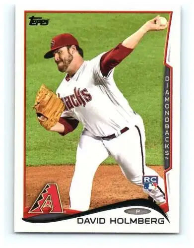 David Holmberg 2014 Topps #242 Rookie Baseball Card NM-MT Original Gloss Diamondbacks