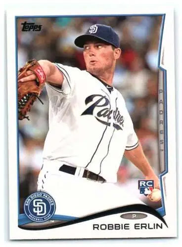 Robbie Erlin 2014 Topps #281 NM-MT RC Rookie Padres card with original gloss finish