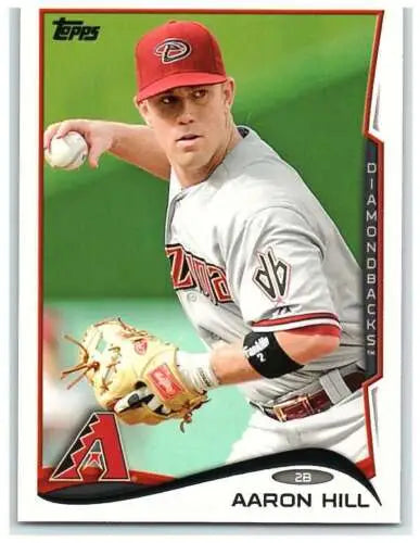 Aaron Hill baseball card from 2014 Topps #292 NM-MT Diamondbacks with original gloss