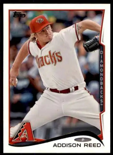 Addison Reed baseball card 2014 Topps #551 original gloss Diamondbacks collectible