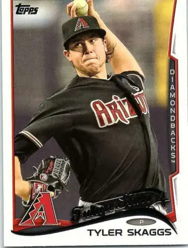 Tyler Skaggs baseball card 2014 Topps #63 NM-MT original gloss Diamondbacks