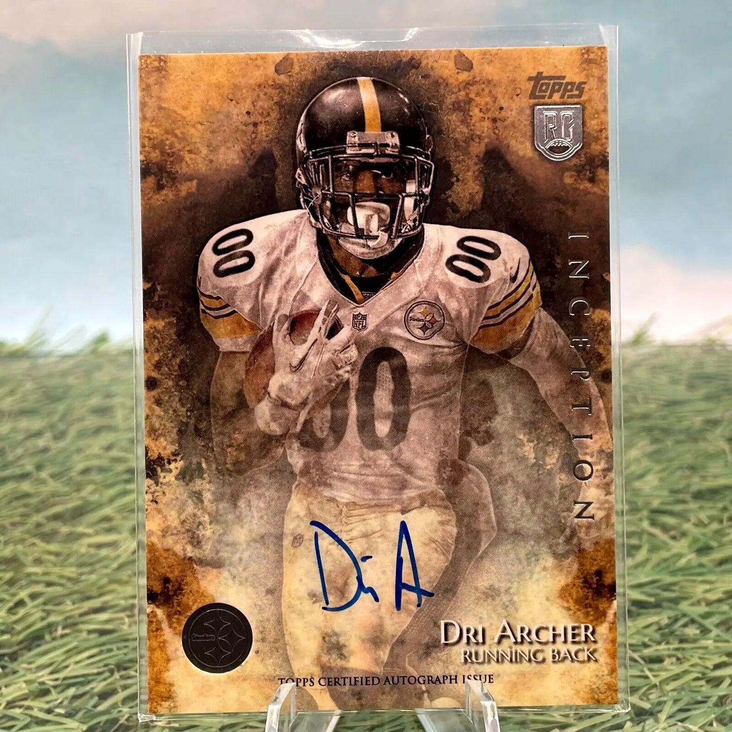 Signed Dri Archer Rookie Card from 2014 Topps Inception, Steelers collectible