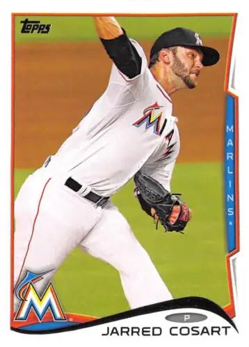 Jarred Cosart baseball card from 2014 Topps Update with original gloss NM-MT Marlins