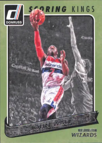 Donruss Scoring Kings card of John Wall shooting for the Washington Wizards