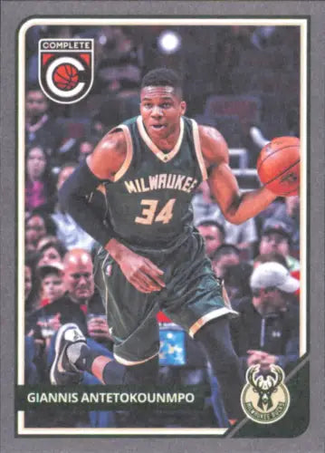 2015-16 Panini Complete #253 Giannis Antetokounmpo Milwaukee Bucks Basketball Card