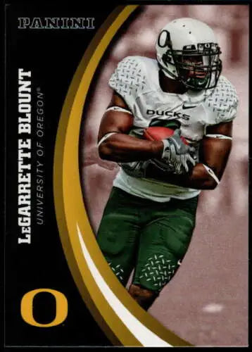 LeGarrette Blount football card from 2015 Panini Oregon Ducks with original gloss finish