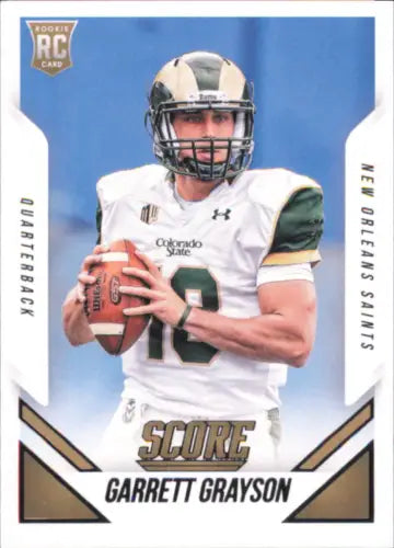 Garrett Grayson Rookie card featuring New Orleans Saints 2015 Score #367 design