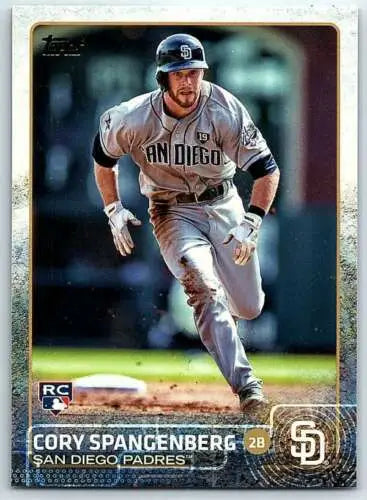 2015 Topps #141 Cory Spangenberg NM-MT RC rookie Padres baseball card with original gloss