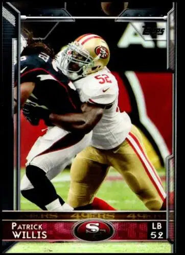 2015 Topps #212 Patrick Willis NM-MT Football Card with original gloss by Simply Sandoval