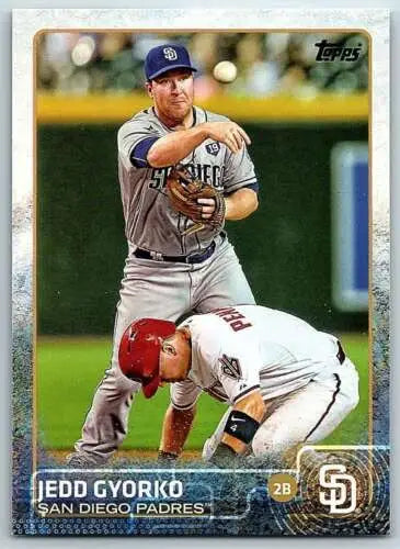 2015 Topps #337 Jedd Gyorko NM-MT Baseball Card with original gloss detail