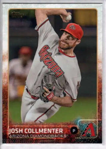 2015 Topps #591 Josh Collmenter baseball card with original gloss, Diamondbacks ID 4225