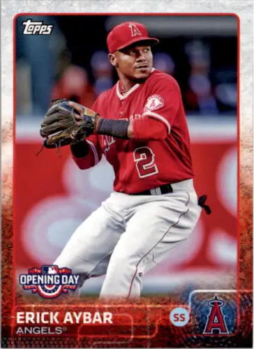 2015 Topps Opening Day #107 Erick Aybar baseball card with original gloss finish