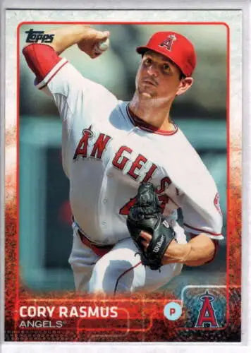 Cory Rasmus baseball card 2015 Topps Update NM-MT Angels with original gloss quality