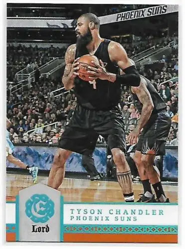 Tyson Chandler basketball card from 2016-17 Panini Excalibur with original gloss