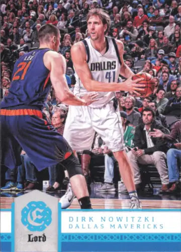 Dirk Nowitzki 2016-17 Panini Excalibur Lord #37 NBA Card Dallas Mavericks NM-MT