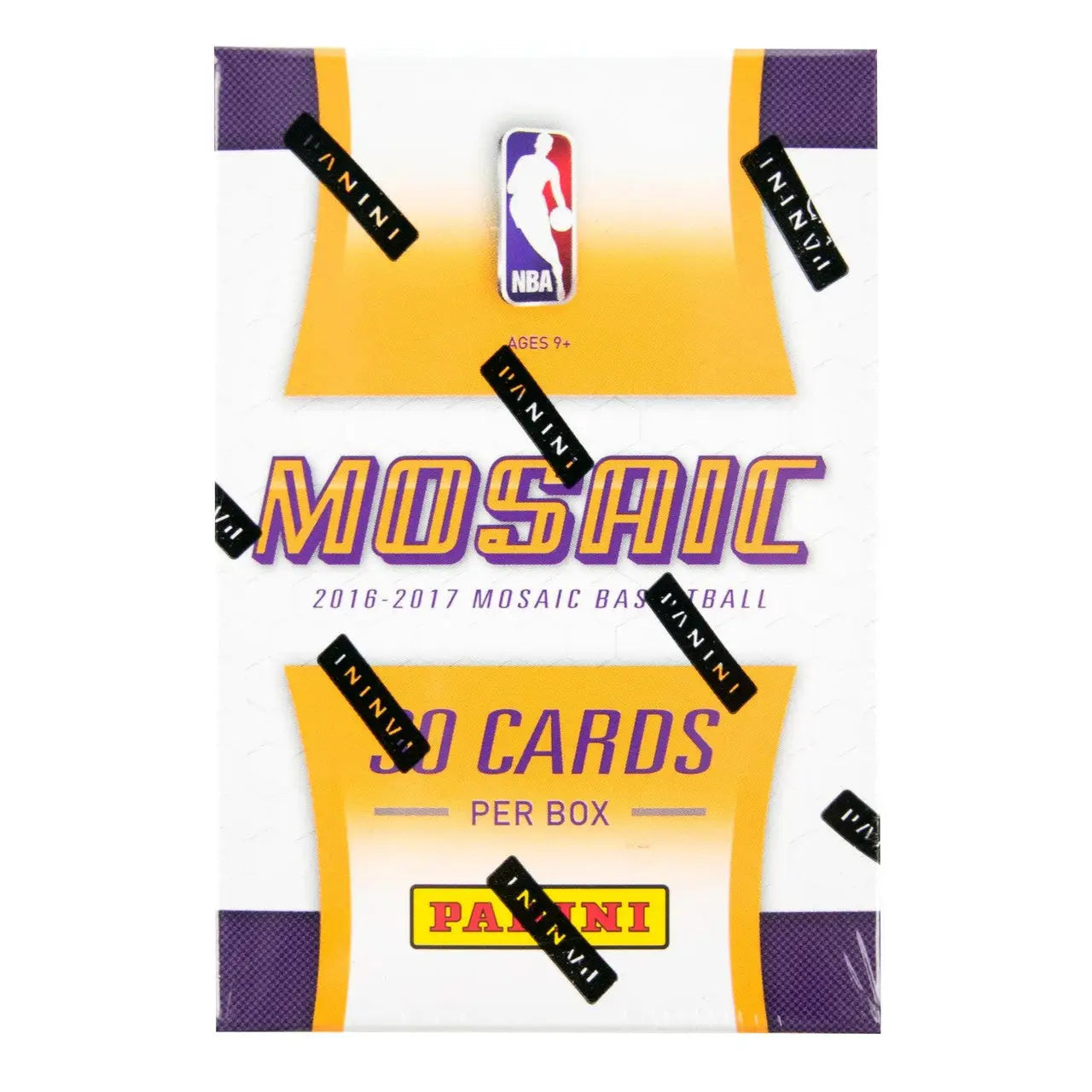 2016-2017 Panini Mosaic Basketball Hobby Box featuring prizms and trading cards