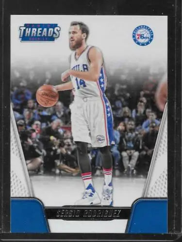 Sergio Rodriguez basketball card 2016-17 Panini Threads NM-MT original gloss finish