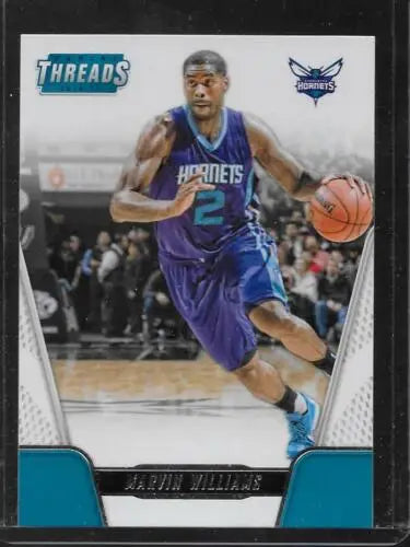 Marvin Williams basketball card from 2016-17 Panini Threads with original gloss quality