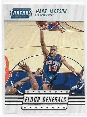 Mark Jackson 2016-17 Panini Threads basketball card in original gloss, Knicks collector item