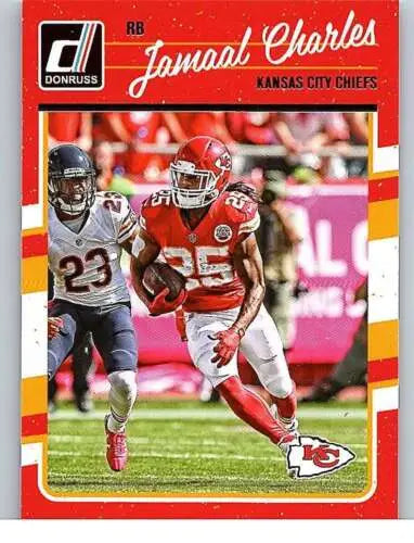 Jamaal Charles football card 2016 Donruss #144 with original gloss by Simply Sandoval