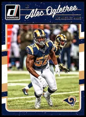 Alec Ogletree football card 2016 Donruss #155 NM-MT original gloss LA Rams