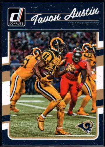 Tavon Austin football card 2016 Donruss #156 NM-MT LA Rams original gloss collectible