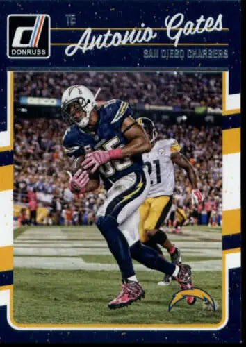 Antonio Gates 2016 Donruss football card with original gloss from Simply Sandoval