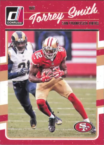 2016 Donruss Torrey Smith San Francisco 49ers NFL Football Card NM-MT